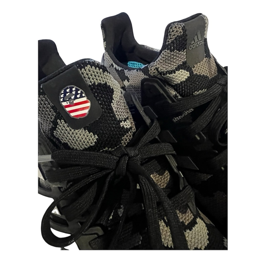 Nike Adidas BAPE Ultra Boost Bathing Ape 4.0 Camo Black Grey men’s size 8 G54784 - Picture 8 of 9